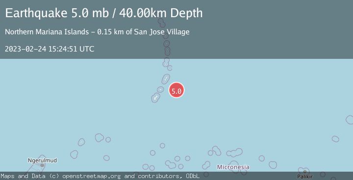 Map of ROTA REGION, N. MARIANA ISLANDS