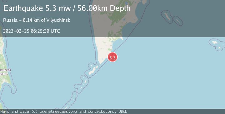 Map of NEAR EAST COAST OF KAMCHATKA