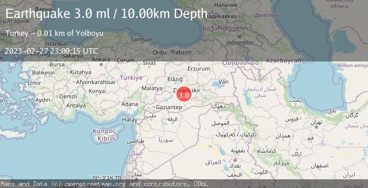 Map of EASTERN TURKEY