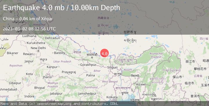 Map of WESTERN XIZANG