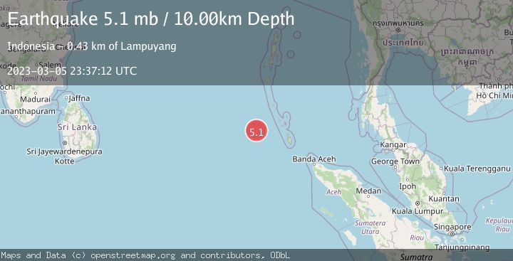Map of NICOBAR ISLANDS, INDIA REGION