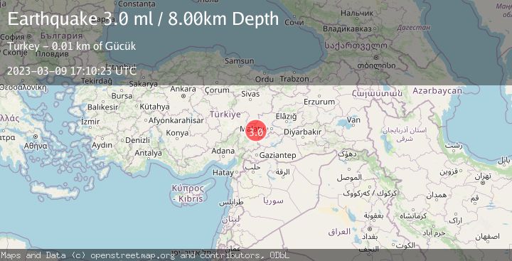 Map of CENTRAL TURKEY