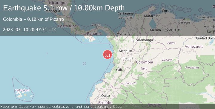 Map of SOUTH OF PANAMA