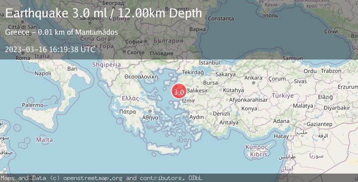 Map of NEAR THE COAST OF WESTERN TURKEY