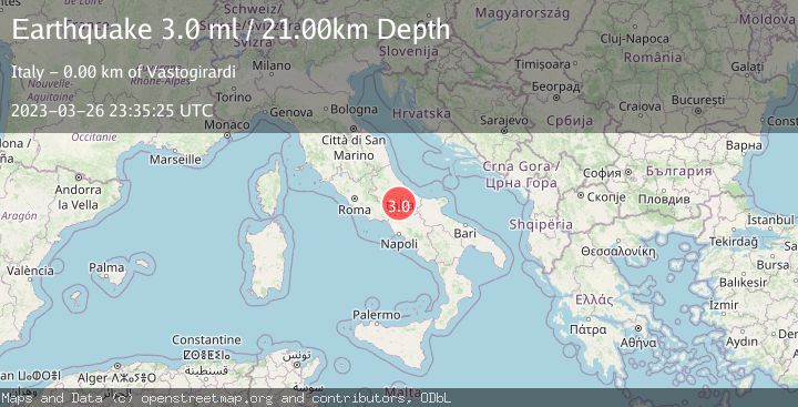 Map of SOUTHERN ITALY