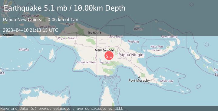 Map of NEW GUINEA, PAPUA NEW GUINEA