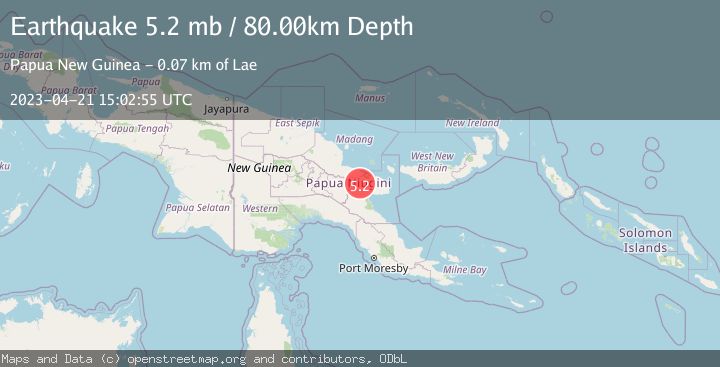 Map of EASTERN NEW GUINEA REG., P.N.G.