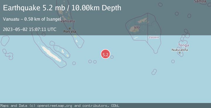 Map of VANUATU REGION