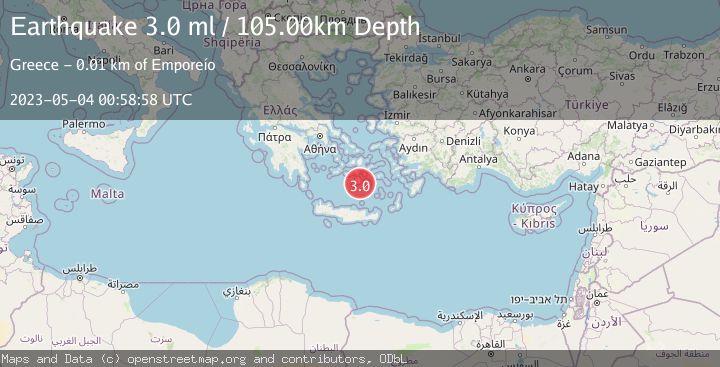 Map of DODECANESE ISLANDS, GREECE