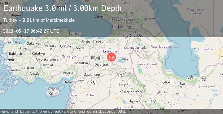 Map of EASTERN TURKEY