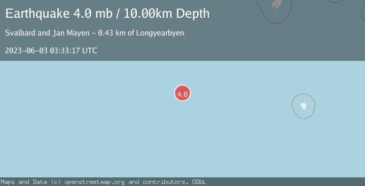 Map of GREENLAND SEA
