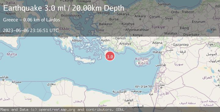 Map of EASTERN MEDITERRANEAN SEA