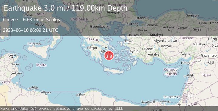 Map of SOUTHERN GREECE