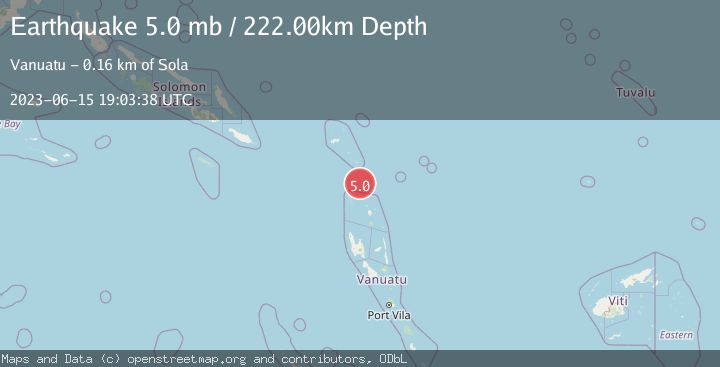 Map of SANTA CRUZ ISLANDS