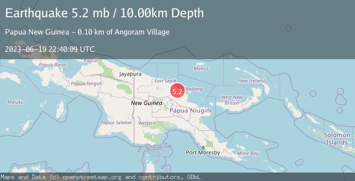 Map of NEAR N COAST OF NEW GUINEA, PNG.