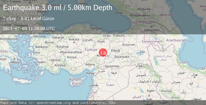 Map of CENTRAL TURKEY