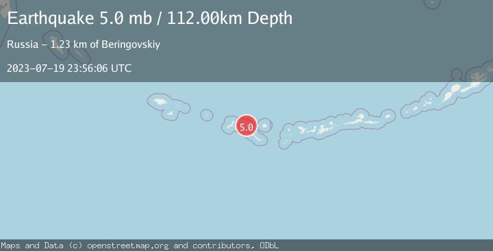 Map of RAT ISLANDS, ALEUTIAN ISLANDS