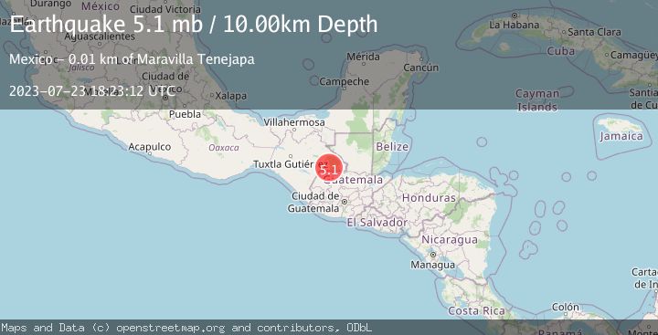 Map of CHIAPAS, MEXICO
