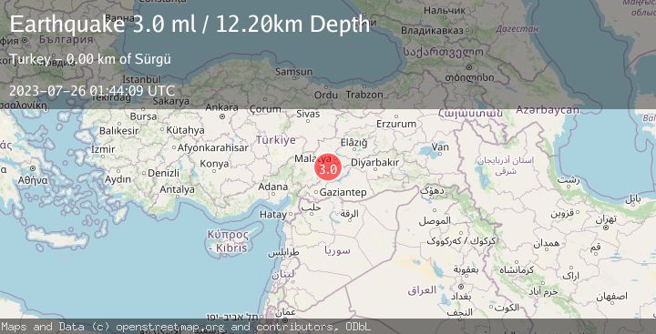 Map of EASTERN TURKEY