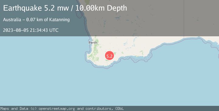Map of WESTERN AUSTRALIA