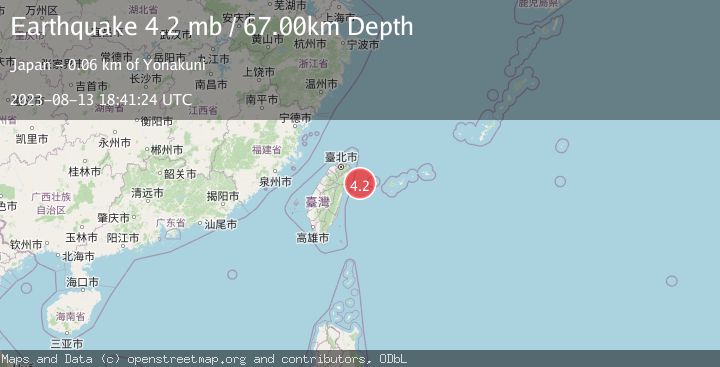 Map of TAIWAN REGION