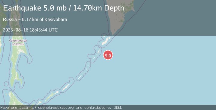 Map of KURIL ISLANDS