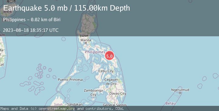 Map of SAMAR, PHILIPPINES