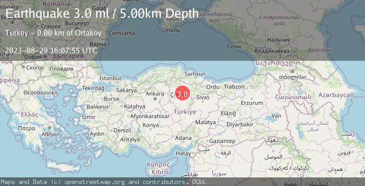 Map of CENTRAL TURKEY