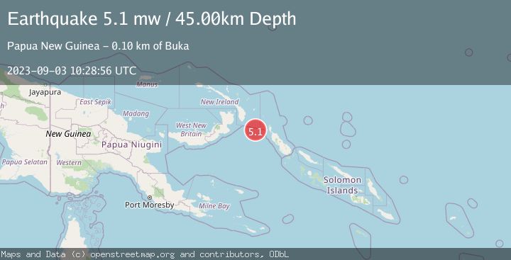 Map of NEW IRELAND REGION, P.N.G.