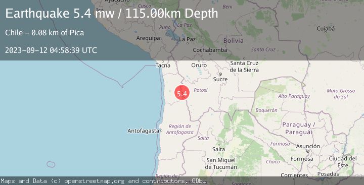 Map of TARAPACA, CHILE