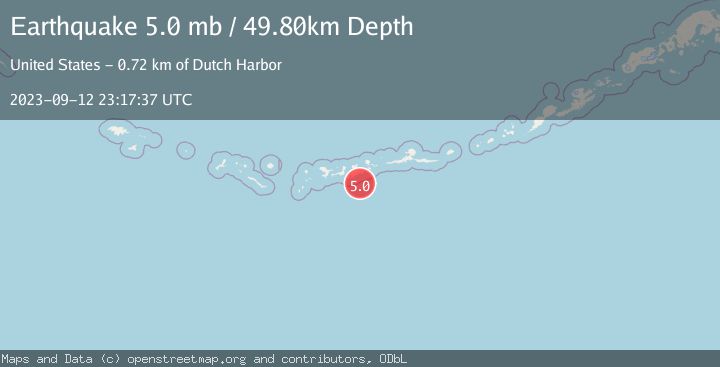 Map of ANDREANOF ISLANDS, ALEUTIAN IS.