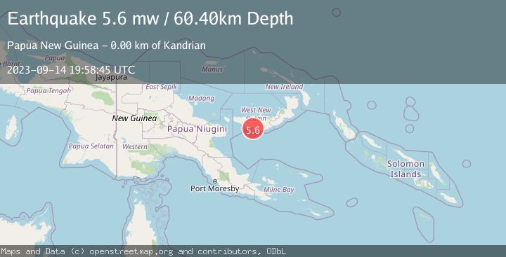 Map of NEW BRITAIN REGION, P.N.G.