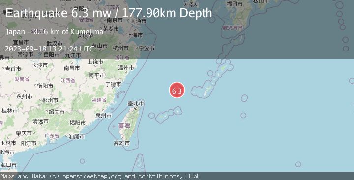 Map of NORTHEAST OF TAIWAN