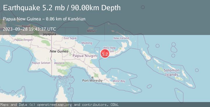 Map of NEW BRITAIN REGION, P.N.G.
