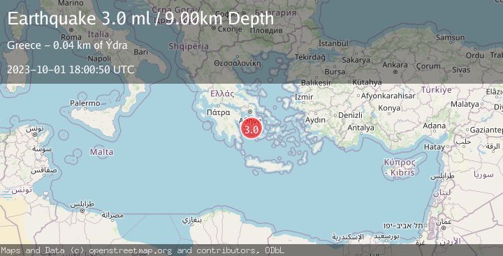 Map of SOUTHERN GREECE