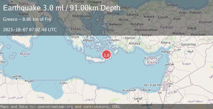 Map of CRETE, GREECE