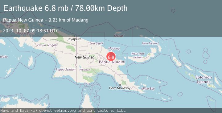 Map of EASTERN NEW GUINEA REG., P.N.G.