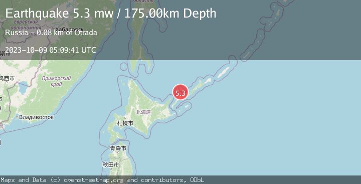 Map of KURIL ISLANDS