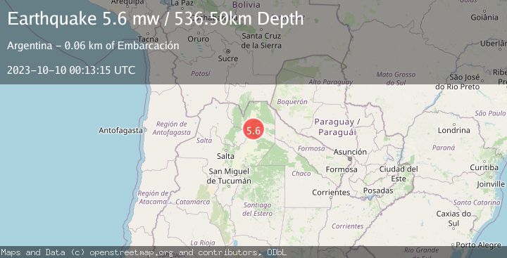 Map of SALTA, ARGENTINA