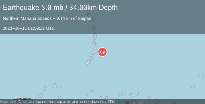 Map of MARIANA ISLANDS REGION
