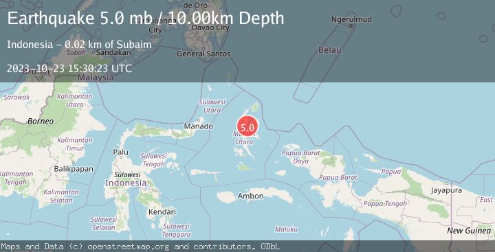 Map of HALMAHERA, INDONESIA