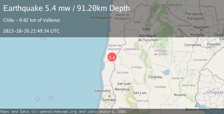 Map of ATACAMA, CHILE