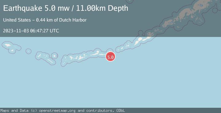 Map of ANDREANOF ISLANDS, ALEUTIAN IS.