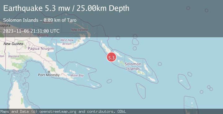 Map of SOLOMON ISLANDS