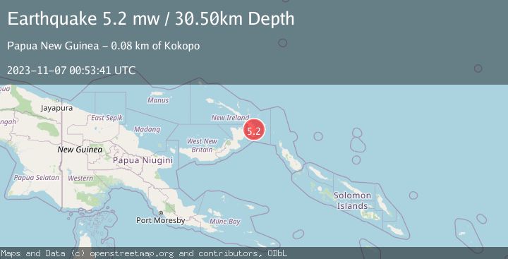 Map of NEW BRITAIN REGION, P.N.G.