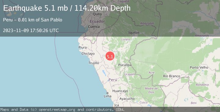 Map of NORTHERN PERU