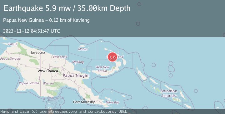 Map of NEW IRELAND REGION, P.N.G.