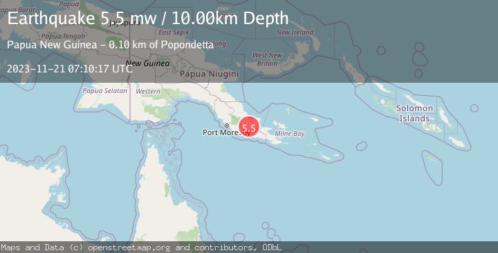 Map of EASTERN NEW GUINEA REG., P.N.G.