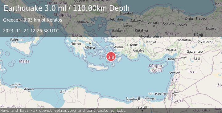Map of DODECANESE ISLANDS, GREECE