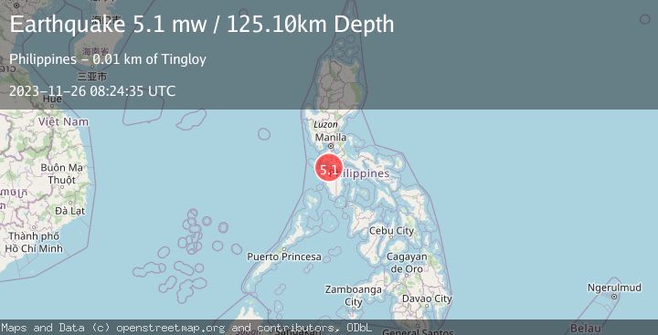 Map of MINDORO, PHILIPPINES